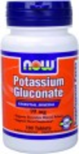 Now Potassium Gluconate 99mg Tabletten 100st