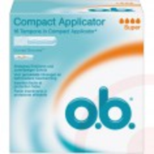 O.B. Tampons Compact Applicator Super 16st
