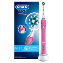 Oral B Oral B Elektrische Tandenborstel   Pro 2 2000n + 1 Opzetborstel Roze
