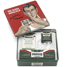 Proraso Tin Green Vintage Scheerset   Scheercrème / Pre Shave Crème / Aftershave
