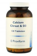 Proviform Calcium Citraat & D3 120 Tabletten