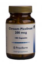 Proviform Chroom Picolinaat 200mcg 100 Capsules