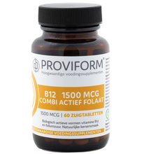 Proviform Vitamine B12 1500 Mcg Combi Actief Folaat (60zt)