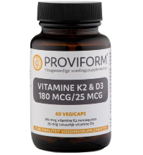 Proviform Vitamine K2 180 Mcg & D3 25 Mcg (60vc)