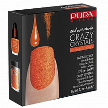 Pupa Milano Crazy Crystals Nail Art Kit 004 Fluo Orange Stuk