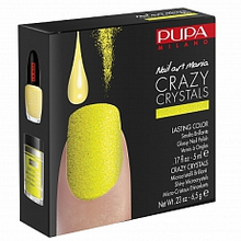 Pupa Milano Crazy Crystals Nail Art Kit 005 Fluo Yellow Stuk