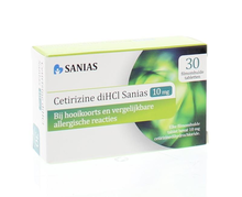 Sanias Cetirizine 10 Mg Dichl 30tb