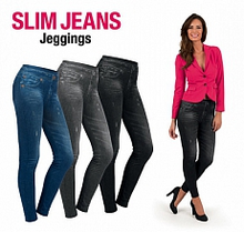 Slim Jeans Jegging 3 Dlg Set (1) S/m (black, Blue, Grey) 3stuks