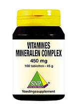 Snp Vitamines Mineralen Complex 450 Mg 100tabl