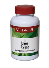 Vitals Ijzer 25 Mg Met Vitamine C 100cap